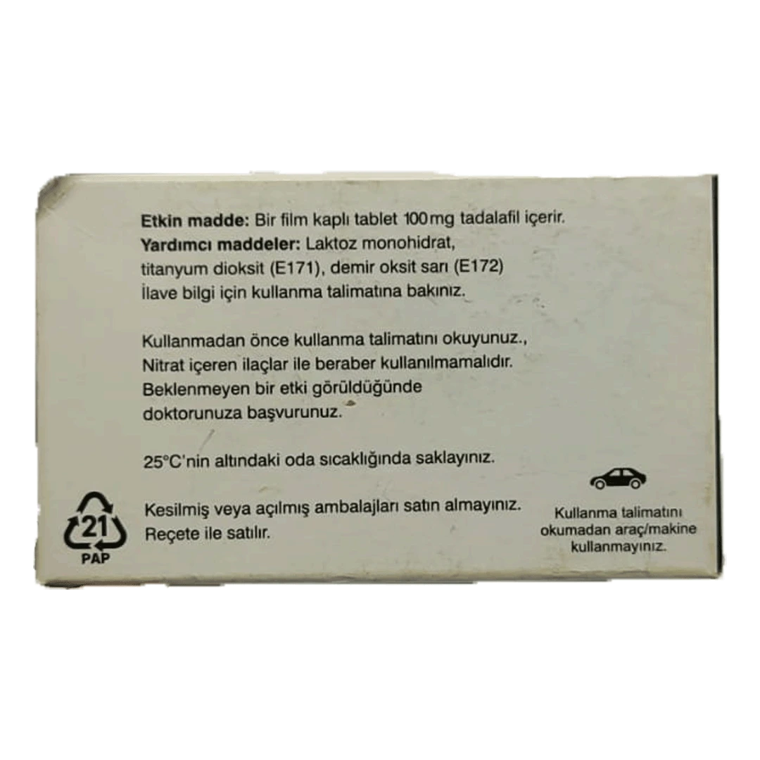 cialis 100mg 1 box of 4 tablets